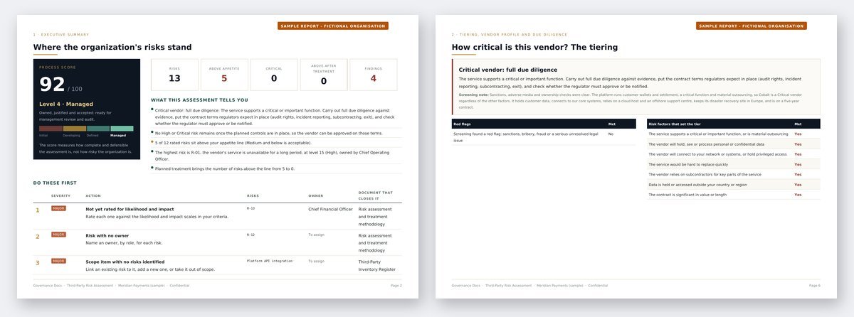 Free Third-Party Risk Assessment Template and Tool third-party risk assessment template