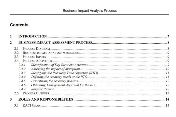 81 This template is specifically designed to guide you through a systematic assessment of potential disruptions, helping you identify critical business functions, prioritize resources, and develop effective contingency plans.