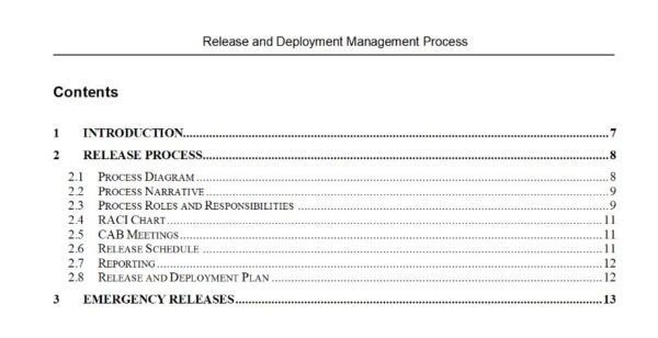 92 Optimize your software release and deployment management with our comprehensive Release and Deployment Management Process Template. This digital product provides a structured and efficient framework for planning, coordinating, and executing successful software releases. From creating release plans to managing deployment tasks and tracking progress, this template covers all essential aspects of the process. Streamline your release management, reduce errors, and improve efficiency with our industry-leading Release and Deployment Management Process Template. Accelerate your software delivery today and ensure seamless deployments!
