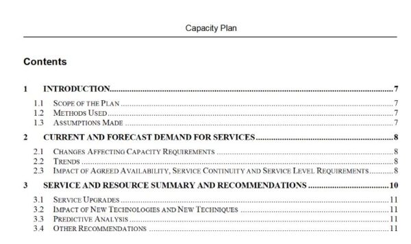 98 Maximize your organization's resource utilization and drive operational efficiency with our Capacity Plan Template. Designed to meet the needs of businesses of all sizes, this digital product provides a comprehensive framework for effective capacity planning. With our user-friendly and SEO-optimized template, you can streamline your resource allocation process and ensure your organization operates at its peak performance.