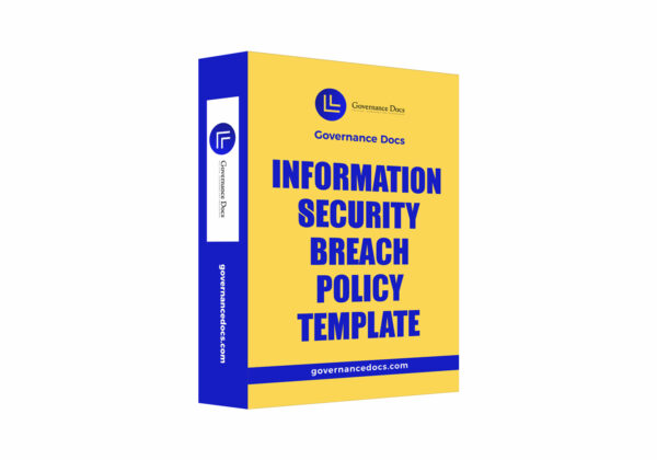 06 3D Mockup Use our customizable Information Security Breach Policy Template to ensure your organization is prepared for a security breach. Our comprehensive policy helps you mitigate risk and comply with data protection laws.
