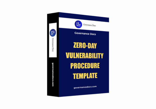 33 3D Mockup Our Zero Day Vulnerability Procedure Template provides a comprehensive framework for addressing and mitigating zero-day vulnerabilities, ensuring that your organization is well-prepared to respond to these potential security threats. Buy now from Governance Docs to streamline your zero-day vulnerability procedures.