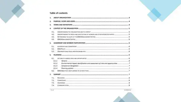 iso 14001 toolkit