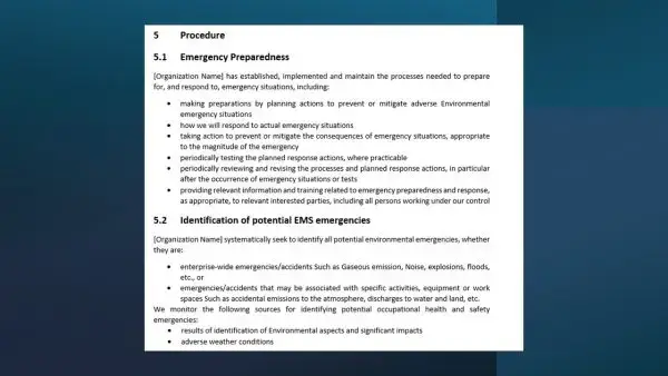 iso 14001 toolkit
