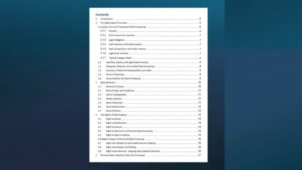 ISO 27701 Toolkit