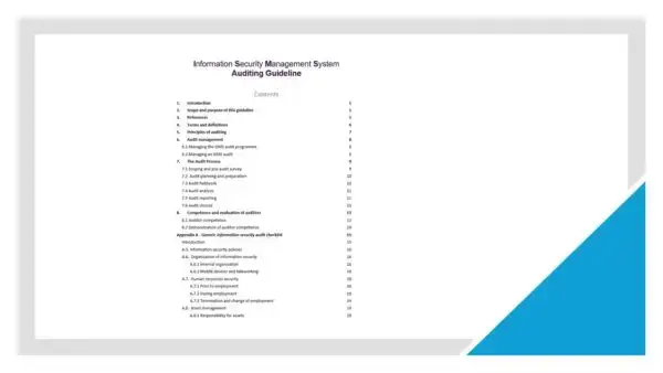 ISO 27001 Toolkit Sample