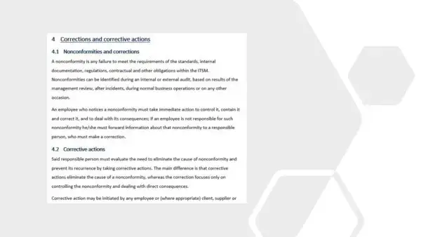 ISO 20000 Toolkit Sample