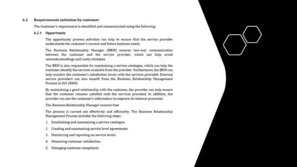 ISO 20000 Toolkit Sample