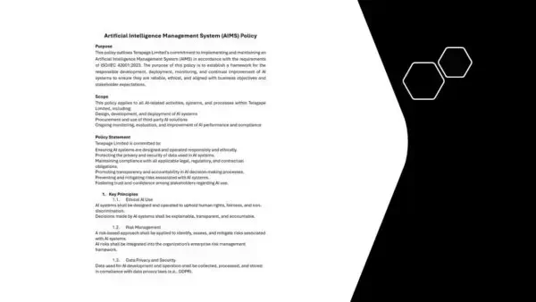 iso 42001 toolkit sample