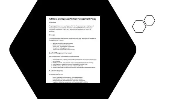 iso 42001 toolkit sample