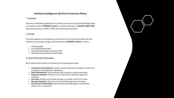 iso 42001 toolkit sample
