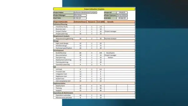 Project Management Toolkit Sample