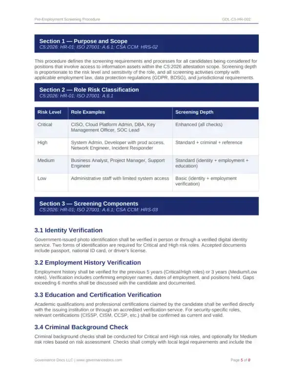 Comprehensive BSI C5:2026 Cloud Toolkit – 107 Compliance Templates for governance and security.