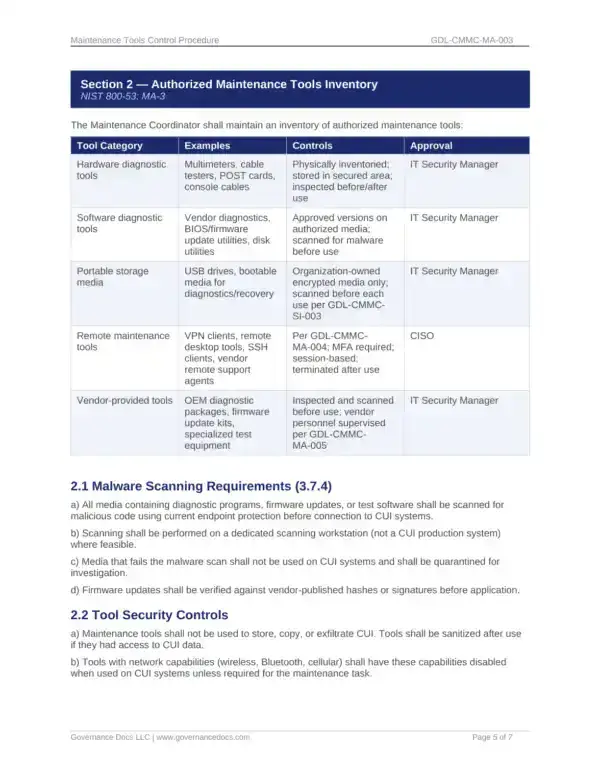 Comprehensive CMMC documentation toolkit with 107 templates for compliance.
