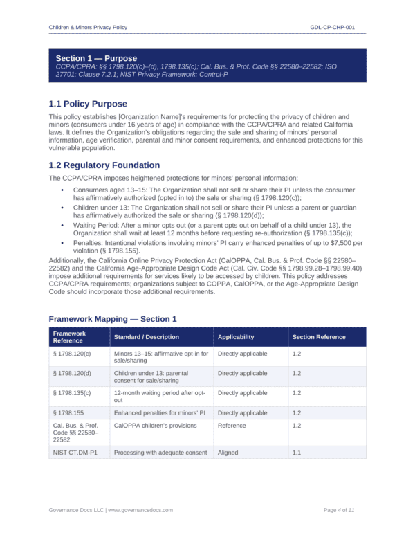 Comprehensive privacy compliance toolkit with 60+ templates for CCPA and CPRA.