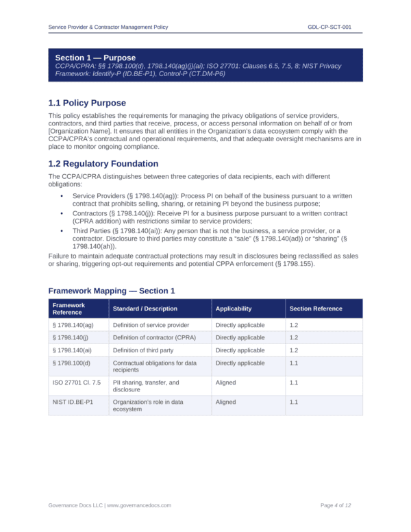 Comprehensive privacy compliance toolkit with 60+ templates for CCPA-CPRA.