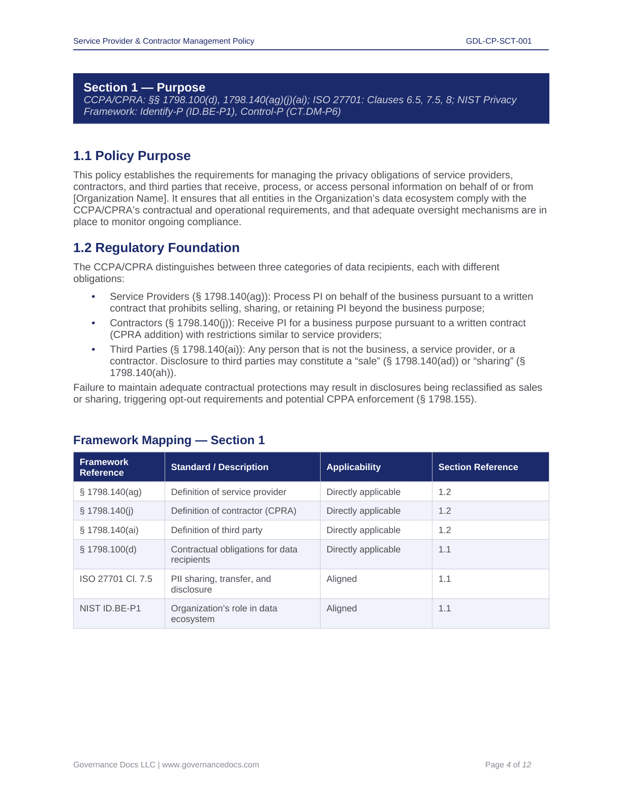 Comprehensive privacy compliance toolkit with 60+ templates for CCPA-CPRA.