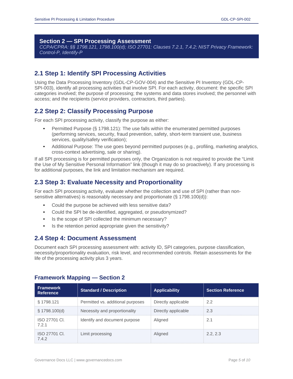 Privacy compliance toolkit with 60+ templates for CCPA-CPRA regulations.
