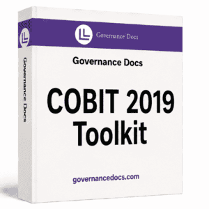 COBIT 2019 IT Governance Toolkit with 31 templates for effective governance and compliance.