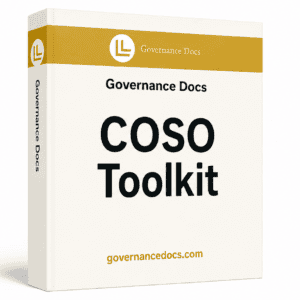 COSO ERM & Internal Control Toolkit for Governance and Risk Management.