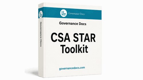 Secure cloud security toolkit with 30 templates for CSA STAR compliance.