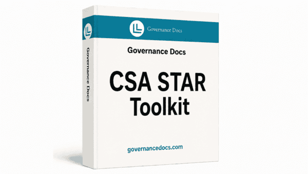 Secure cloud security toolkit with 30 templates for CSA STAR compliance.