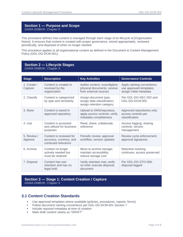 Data governance toolkit with 85 templates aligned to DMBOK standards.