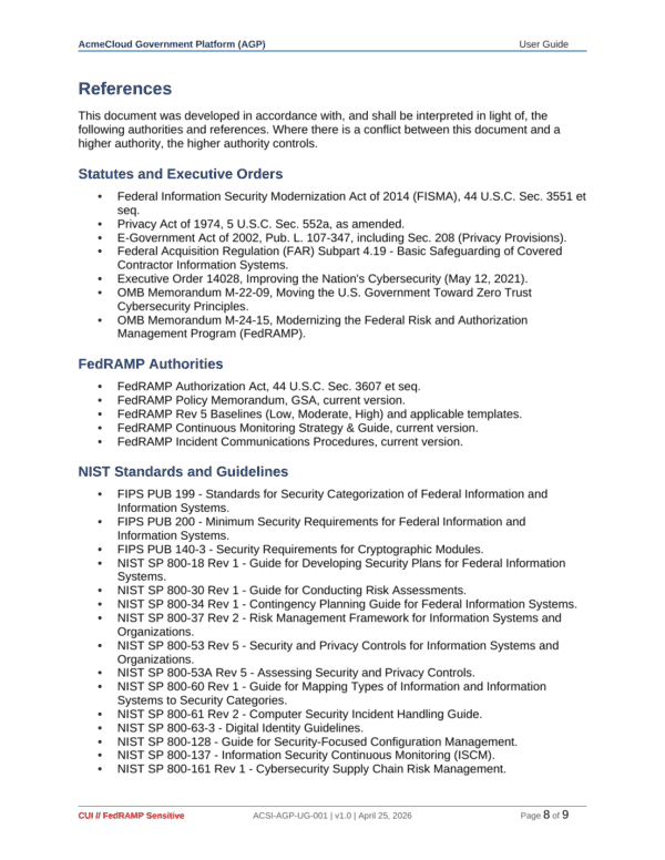 Comprehensive FedRAMP authorization toolkit with 43 compliance templates for government security.