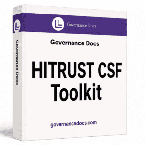 HITRUST CSF Toolkit with compliance templates for healthcare data security and risk management.
