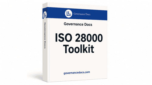 ISO 28000 supply chain security toolkit with 29 templates for effective governance and risk manageme.