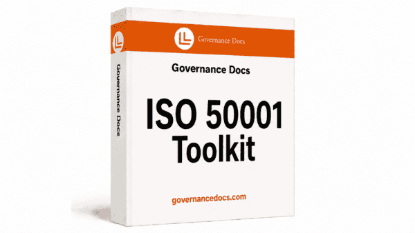 ISO 50001 Energy Management Toolkit with 47 templates for effective governance and compliance.