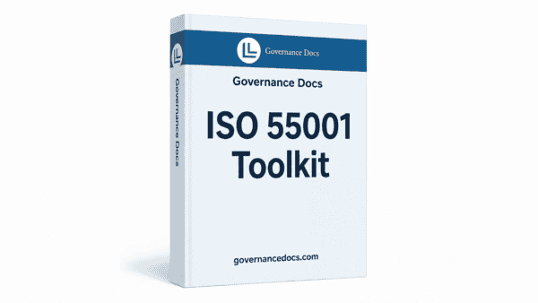 ISO 55001 Asset Management Toolkit with 42 templates for governance and compliance.