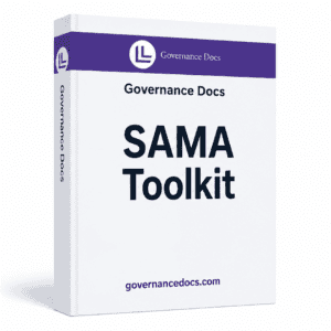 SAMA Compliance Toolkit for Governance Docs, 38 documentation templates.