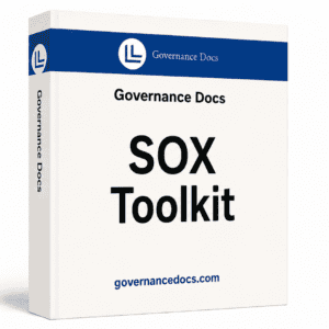 SOX Compliance Toolkit for ICFR and internal controls management.