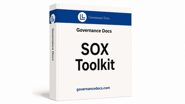 SOX Compliance Toolkit for ICFR and internal controls management.