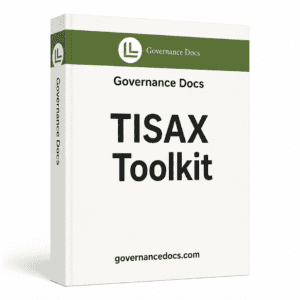 TISAX compliance toolkit for governance and security documentation.