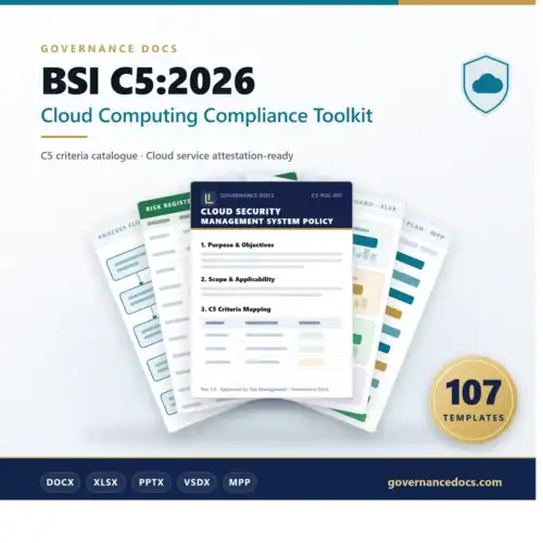 BSI C5:2026 Cloud Computing Compliance Toolkit - 107 templates