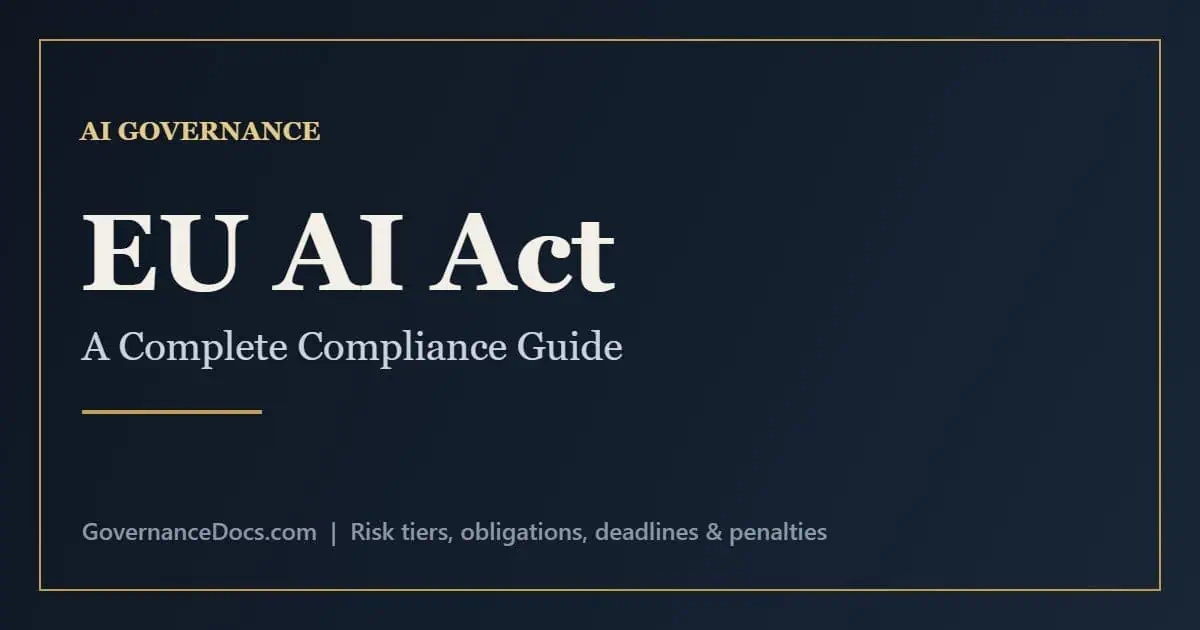 The EU AI Act Explained: A Complete Compliance Guide EU AI Act compliance guide showing the four risk tiers and key obligations