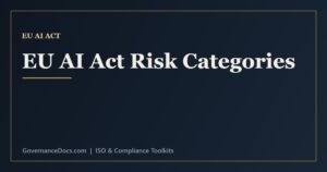 EU AI Act risk categories - unacceptable, high, limited and minimal risk tiers explained