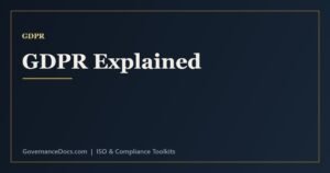 GDPR compliance explained - the seven principles, lawful bases, data subject rights and duties