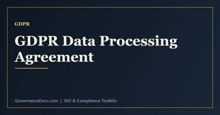 GDPR DPA guide - what a data processing agreement is and the Article 28 requirements