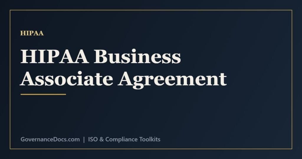 HIPAA BAA guide - what a business associate agreement is and its required provisions