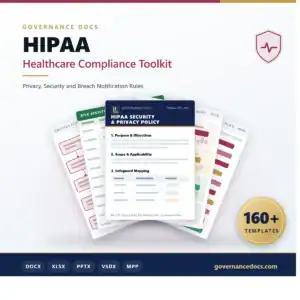 HIPAA Healthcare Compliance Toolkit - 160+ templates