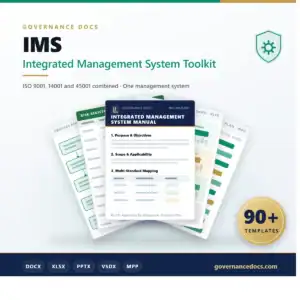 IMS Integrated Management System Toolkit - 90+ templates