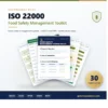ISO 22000 Food Safety Management Toolkit - 30 templates