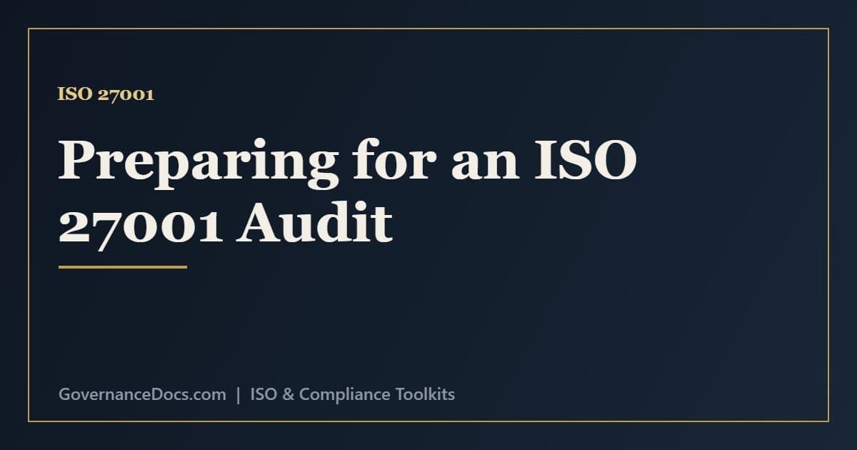 How to Prepare for an ISO 27001 Audit ISO 27001 audit preparation covering documentation, evidence, internal audit and common findings