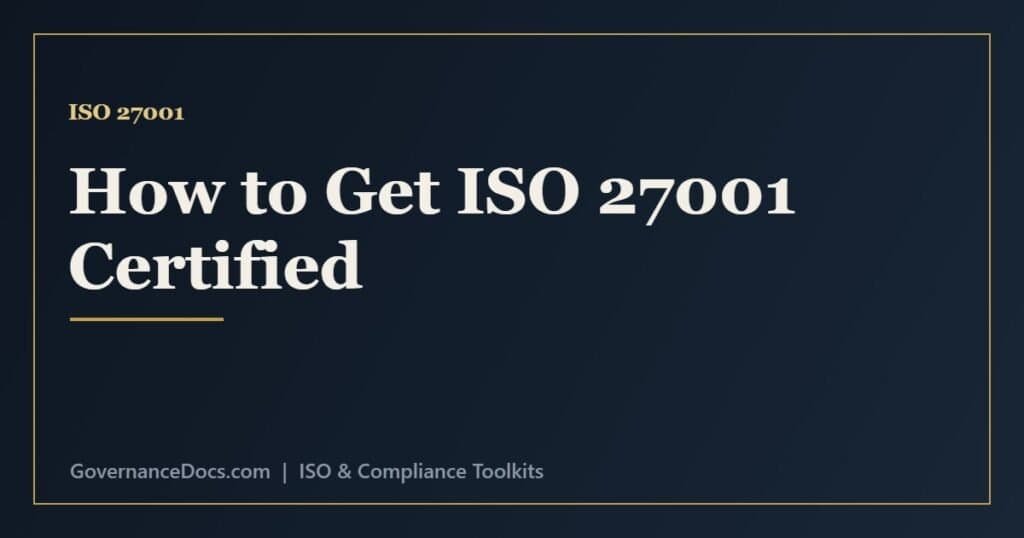 ISO 27001 certification process step by step from building the ISMS to the stage 2 audit