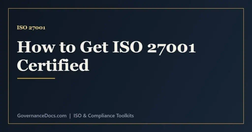 ISO 27001 certification process step by step from building the ISMS to the stage 2 audit