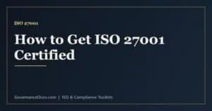 ISO 27001 certification process step by step from building the ISMS to the stage 2 audit