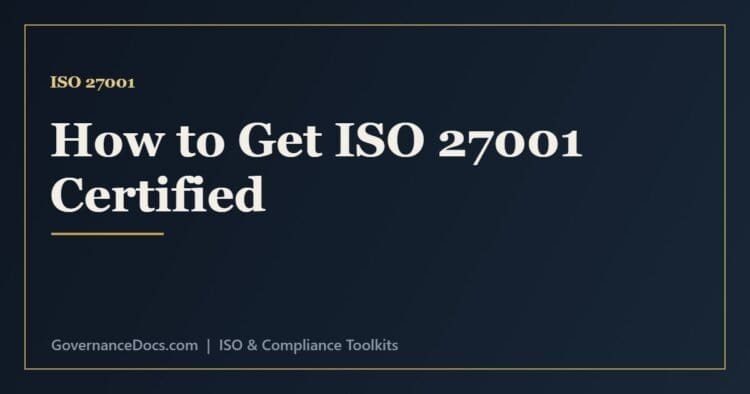 ISO 27001 certification process step by step from building the ISMS to the stage 2 audit